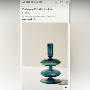 Anthropologie candle stick holder